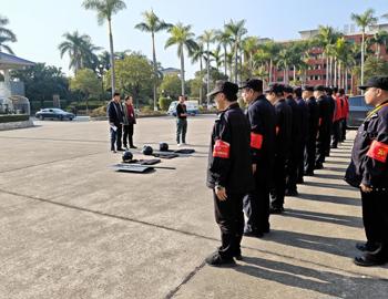 2026年1月14日广州华立学院开展反恐防暴演练