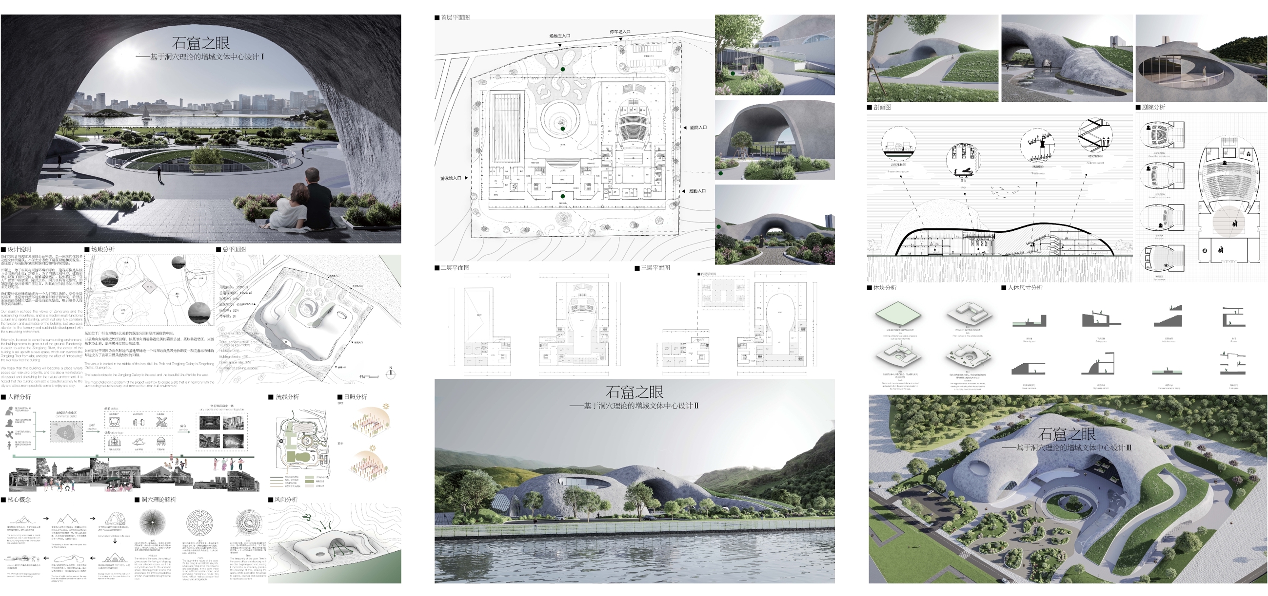 图5 20建筑1班黄嘉铭、姚蕊——《石窟之眼》