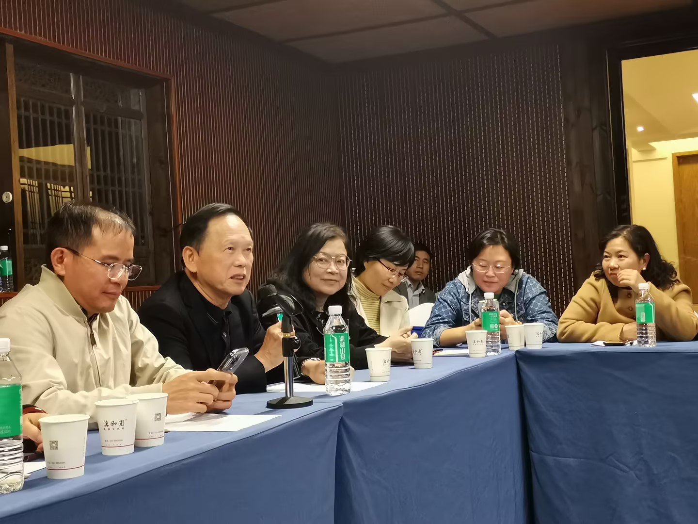 图2 广东园林学会领导彭承宜发言