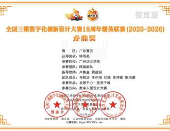 喜报！我院在全国3D大赛广东赛区斩获佳绩！！