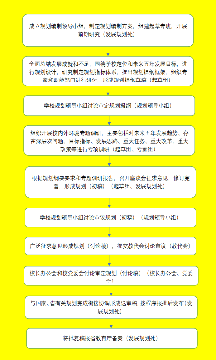 总体发展规划编制程序图