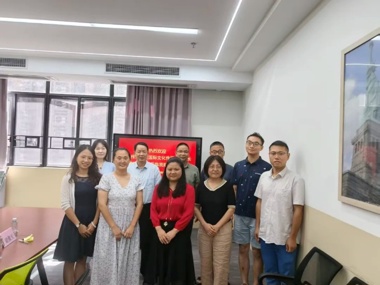 戴教授，钱塘而来指导；谋发展，堂前学科新彩。