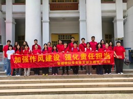 管理学院学生党支部开展“加强作风建设，强化责任担当”主题党日活动