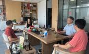 中秋走访暖人心，访企拓岗促发展