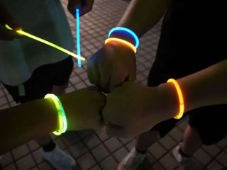 活力校园，荧光夜跑