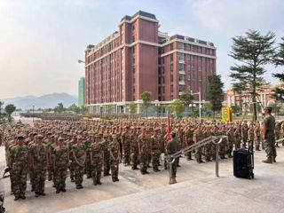 现场直击|江门校区军训火热进行中
