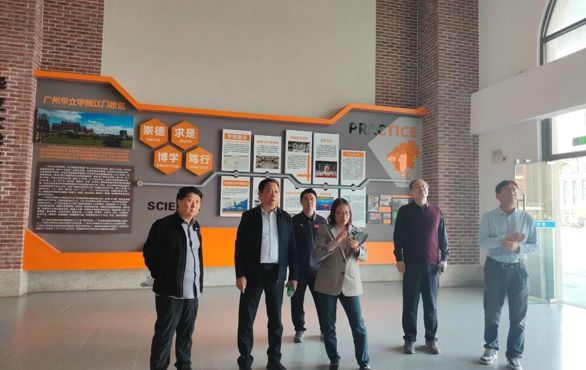 校领导深入江门校区检查指导校园文化建设工作