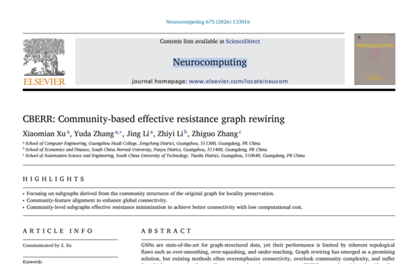 华立学院在人工智能基础算法领域取得新突破，论文发表于信息科学领域SCI期刊