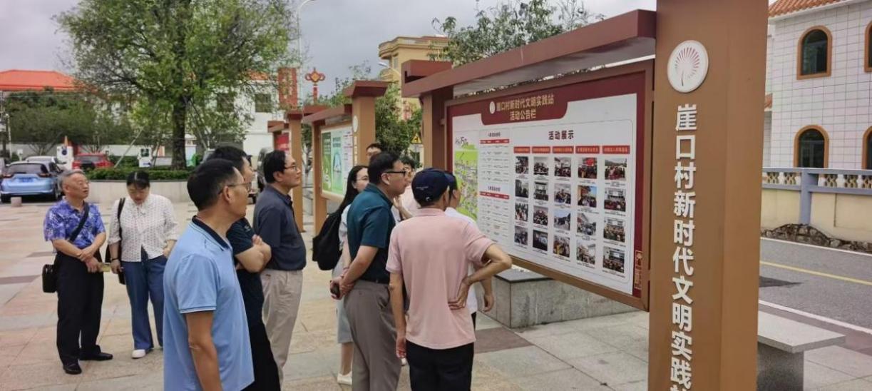 崖口村参观