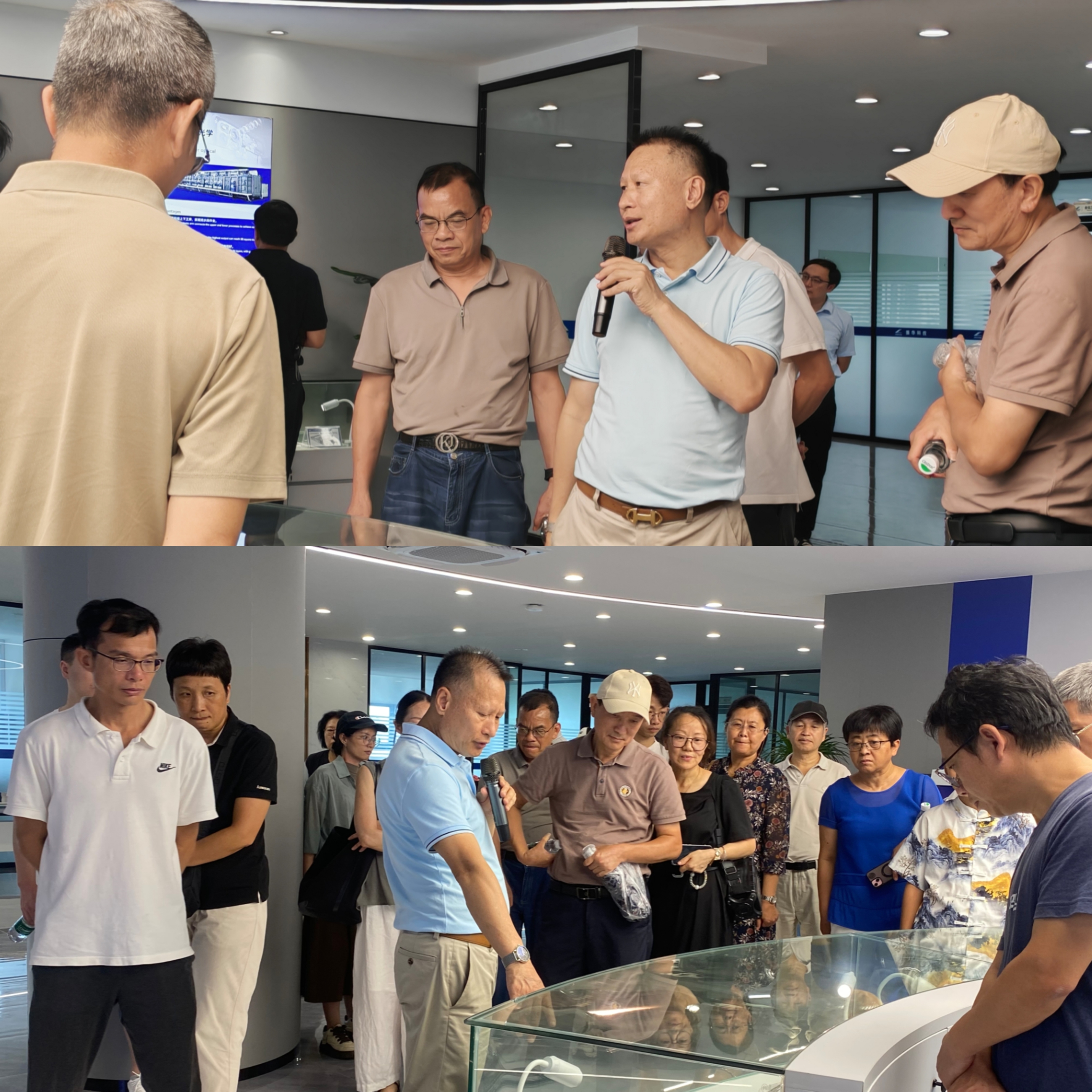 潘振强董事长亲自陪同讲解