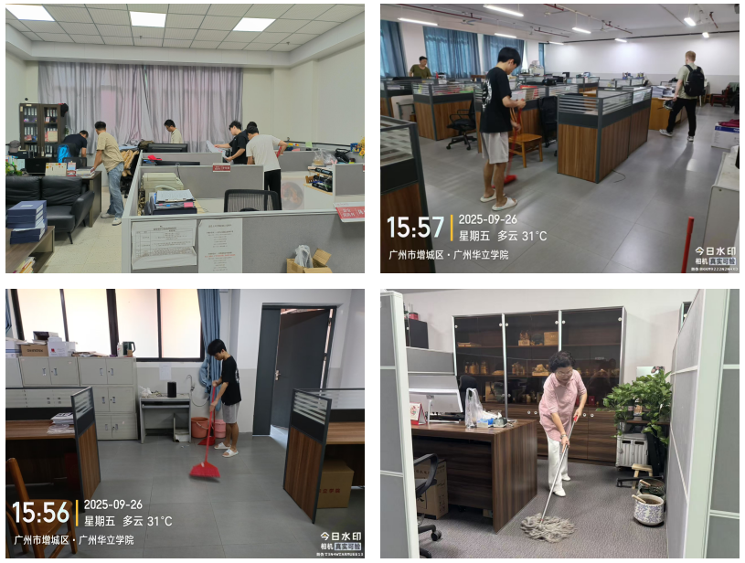 图3：广州校区清洁打扫情况